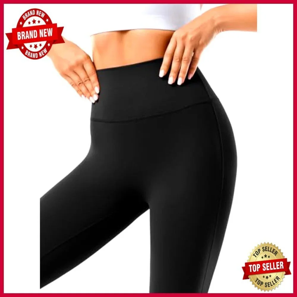 High Waisted Flare Leggings, Bootcut Yoga Pants for Pilates & Casual Wear_3